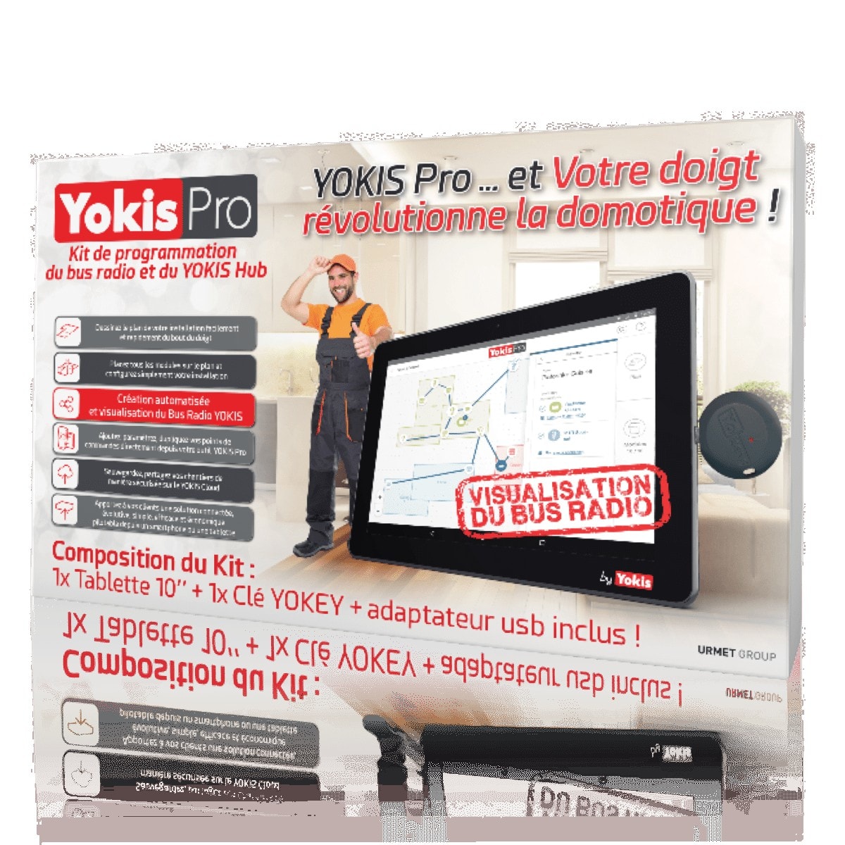 Yokis - Kit comprenant  1 Kitypro + 1 Hub