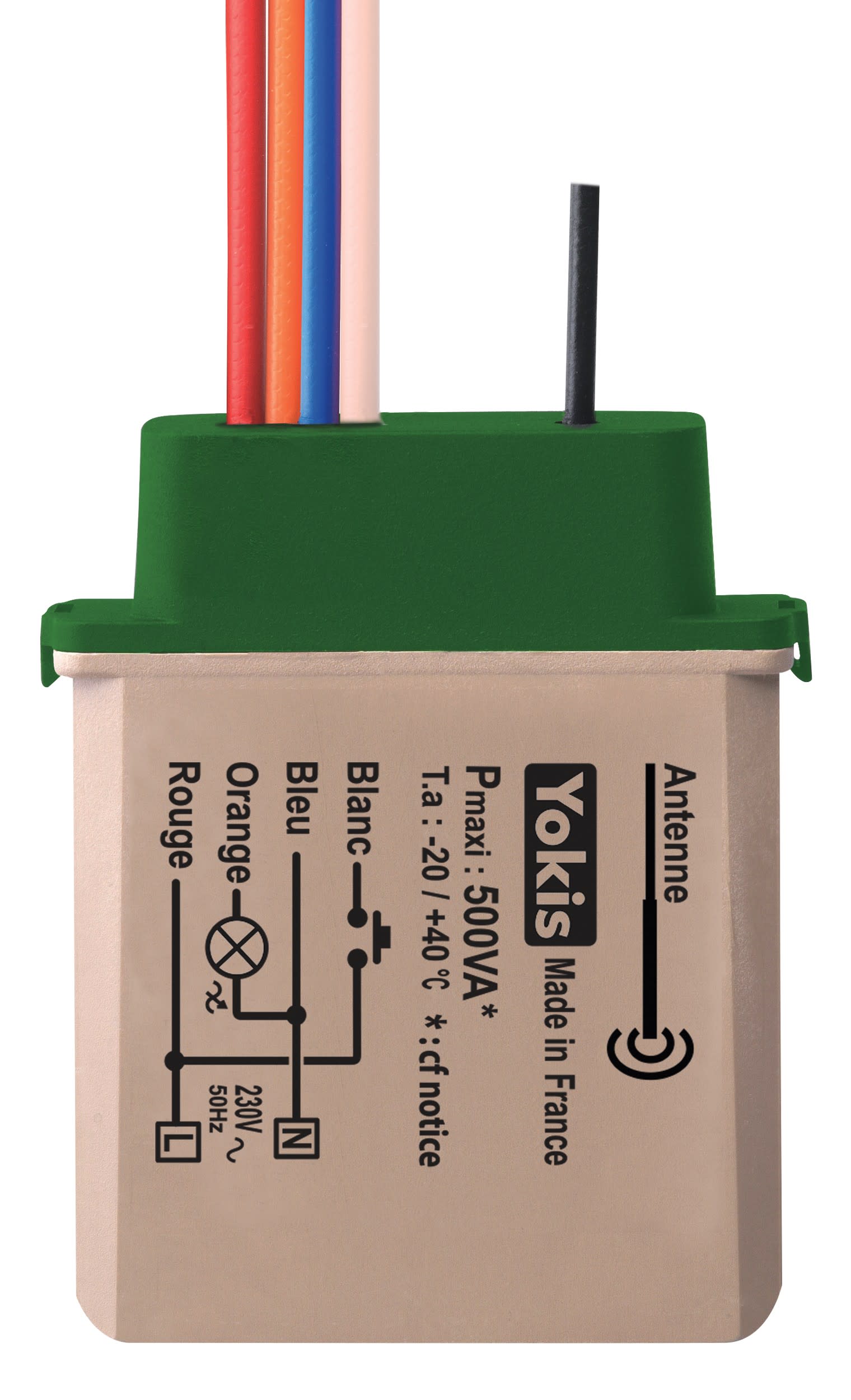 Yokis - Micromodule Télévariateur Encastré 500W Radio Power