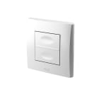 Yokis - Télécommande murale extra plate 2 touches Radio Zigbee