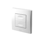 Yokis - Télécommande Murale Extra Plate Avec Sonde De Température - 2 Touches Zigbee Up