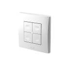 Yokis - Télécommande murale extra plate 4 touches Radio Zigbee