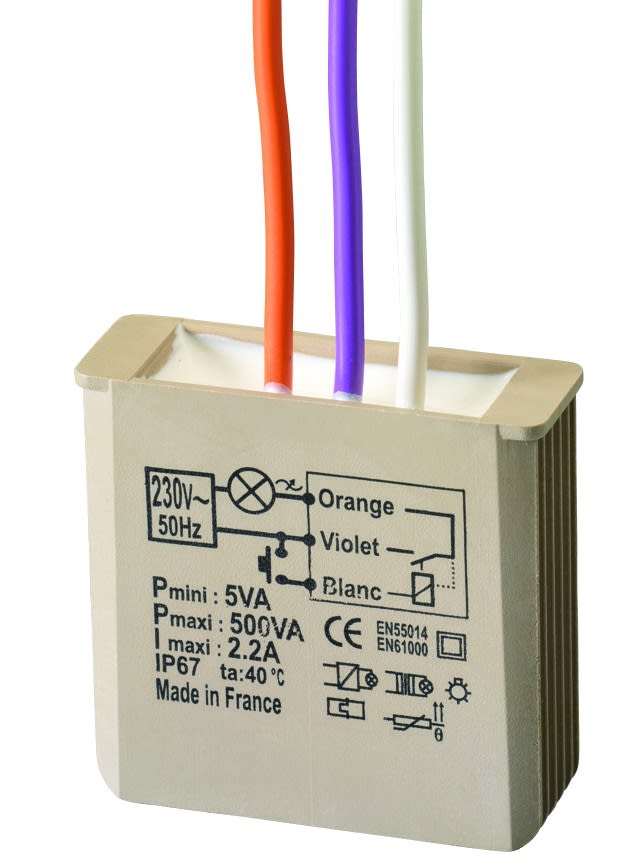Yokis - Micromodule Télévariateur Encastré Filaire 500W