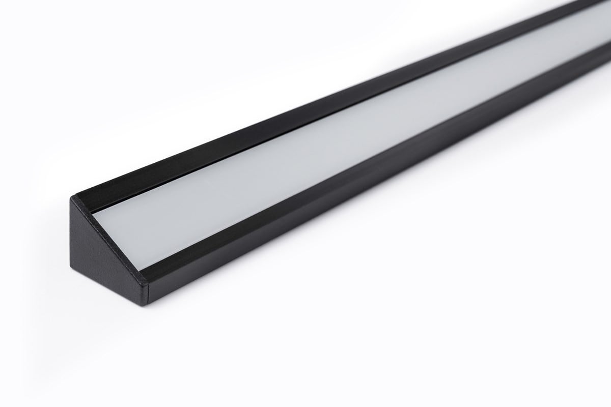 Sylvania - Rubans LED Profilé Alu Angle Saillie 14 2M KIT N&B