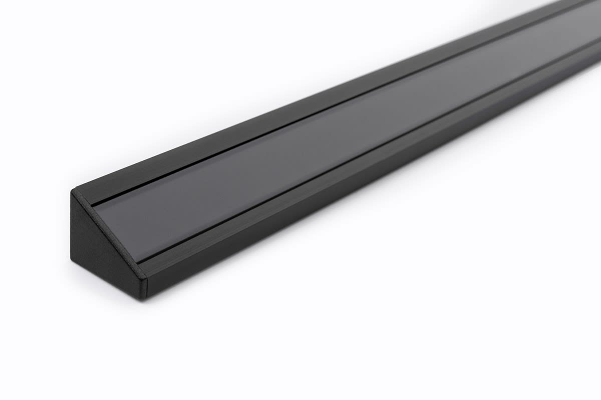 Sylvania - Rubans LED Profilé Alu Angle Saillie 14 2M KIT Noir