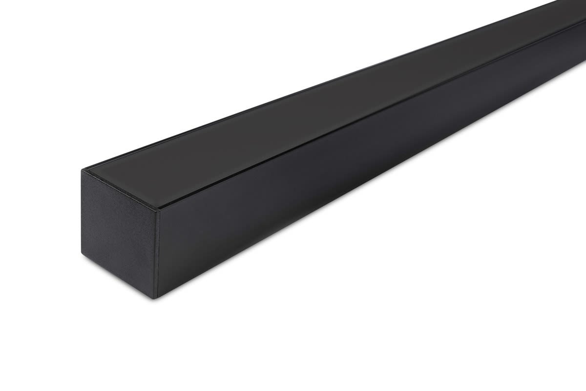 Sylvania - Rubans LED Profilé Alu Saillie Large Prf 30 2M KIT Noir