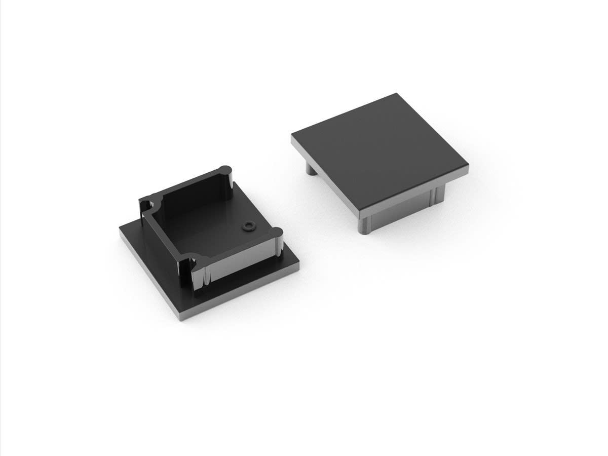 Sylvania - Rubans LED Embouts Saillie Semi-Prf 16 Noir (lot de 2)