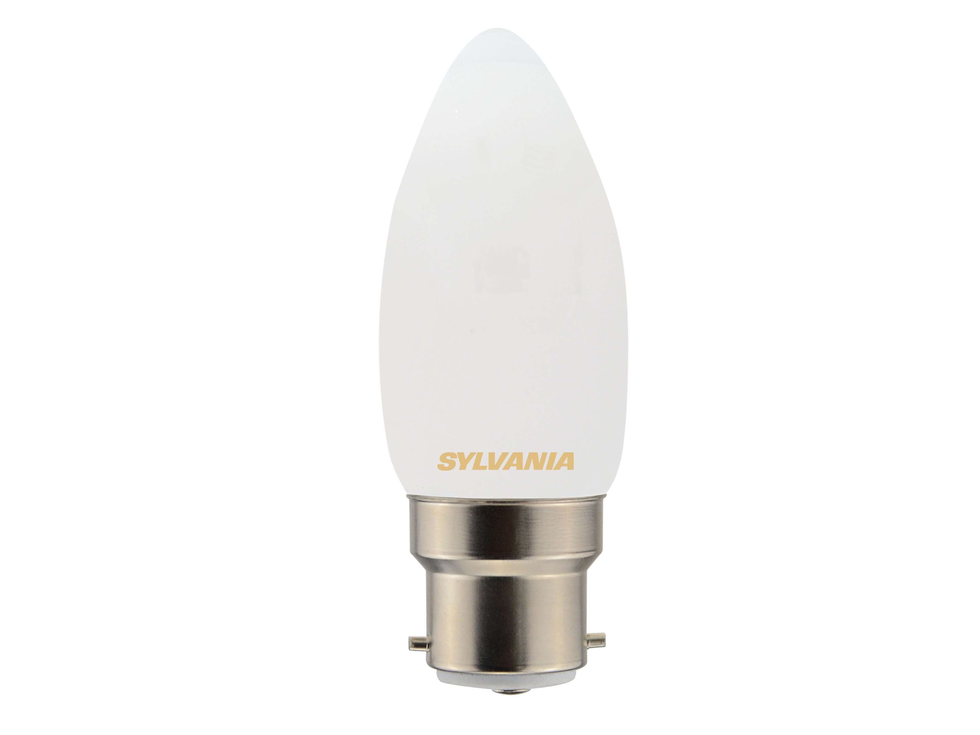 Sylvania - Lampes LED ToLEDo Retro Flamme Satiné 4,5W 470lm IRC?80 2700K B22