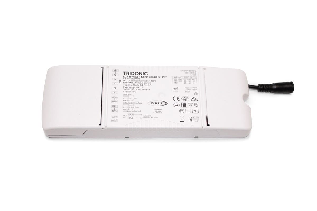 Sylvania - Driver OptiClip TRIDONIC 45W 650MA+DC 12004K DALI