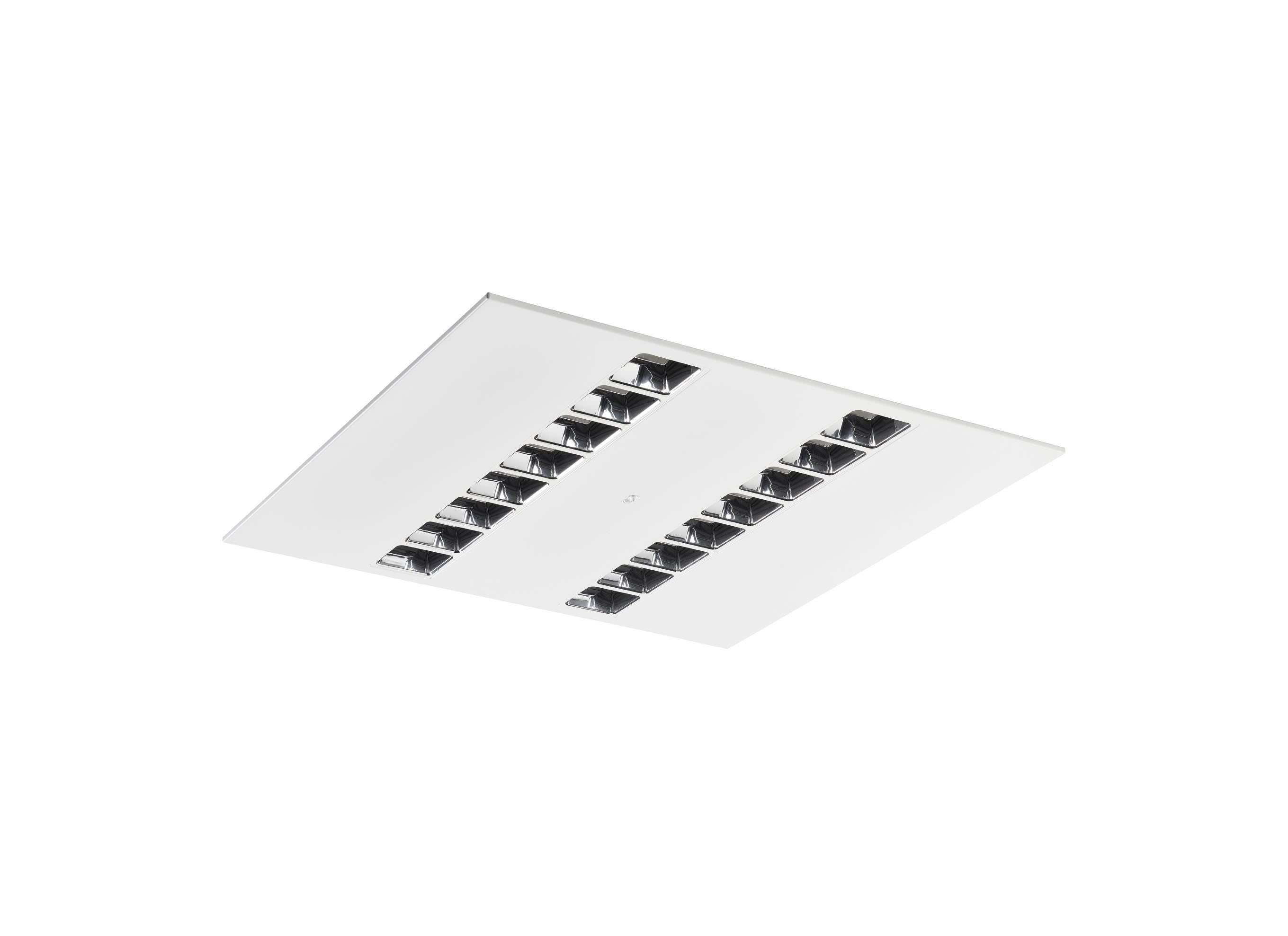 Sylvania - Luminaires Encastrés OPTIX E 600 2L 27W 3400lm 840 Alu SSH01