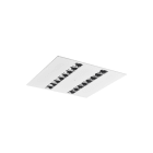Sylvania - Luminaires Encastrés OPTIX E 600 2L 27W 3400lm 840 Alu SSH01