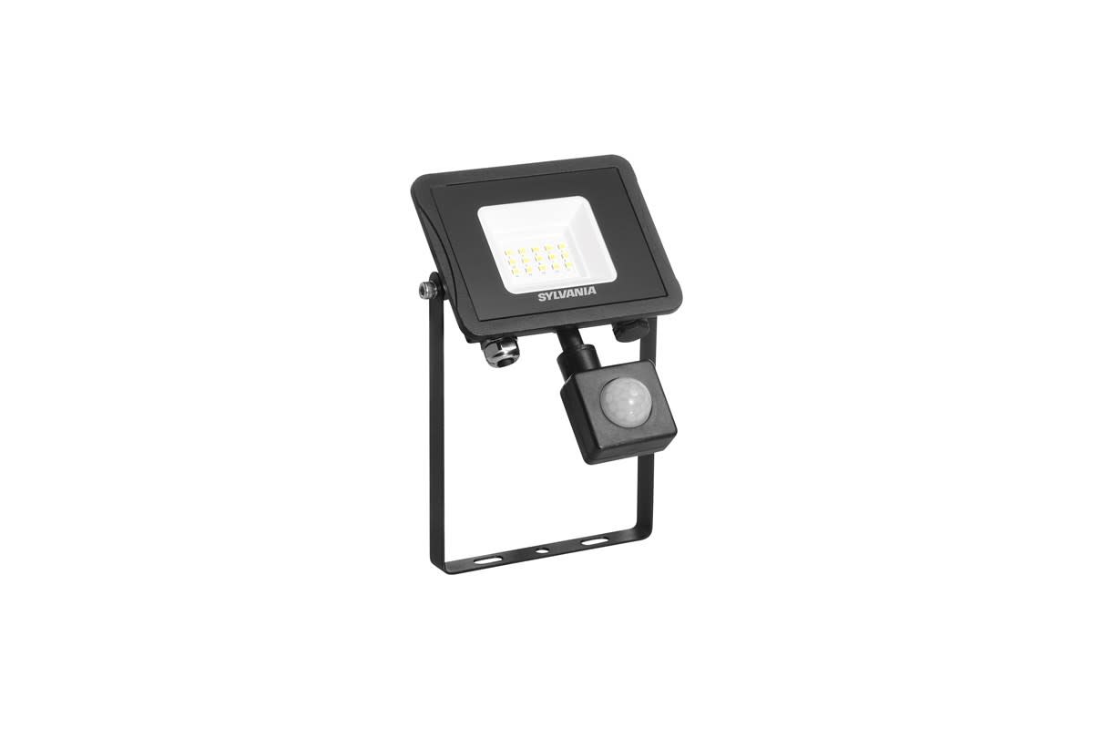 Sylvania - Projecteur extérieur START Flood IP65 10,5W 1000lm 840 Détection PIR Noir
