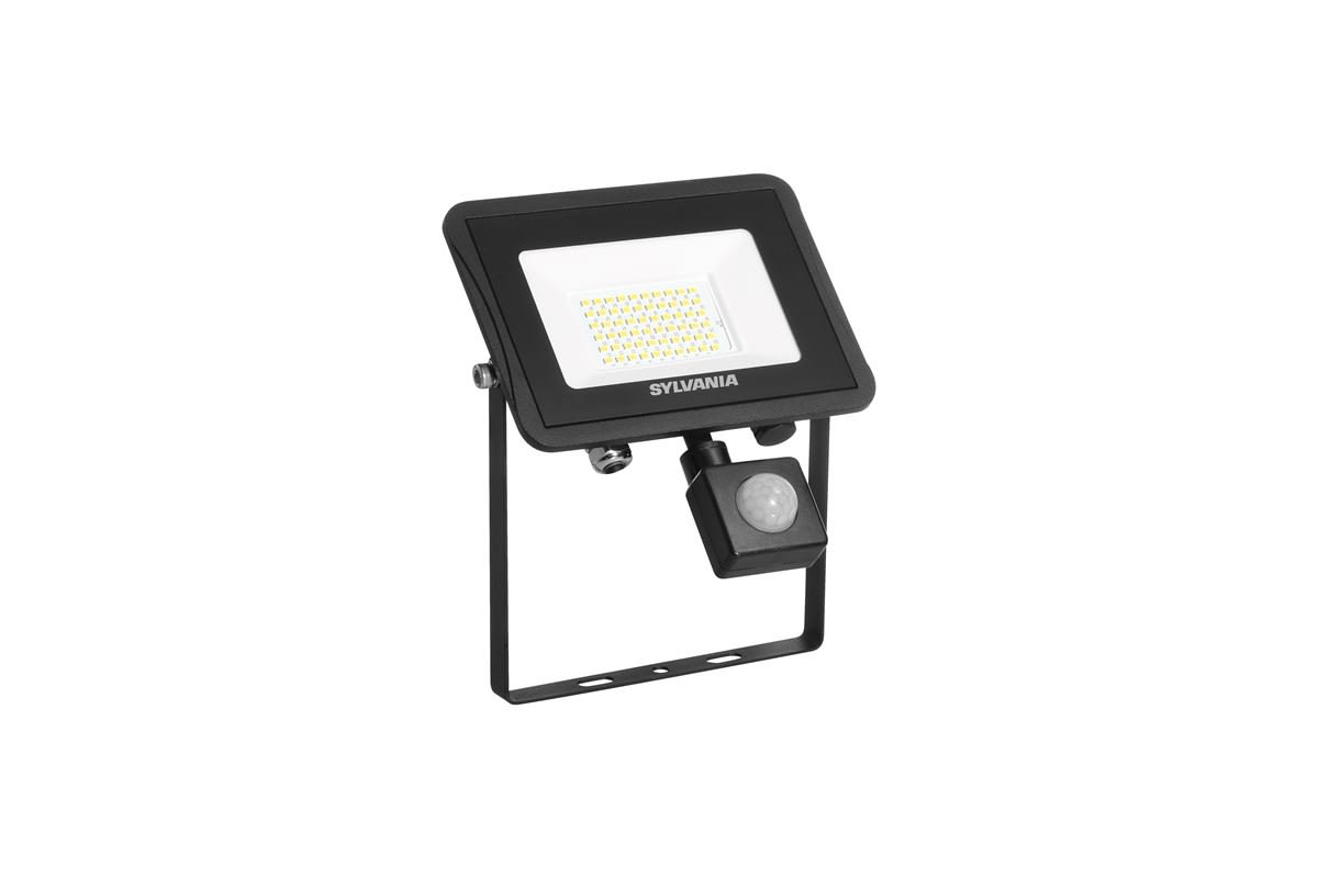 Sylvania - Projecteur extérieur START Flood IP65 43W 5000lm 840 Détection PIR Noir