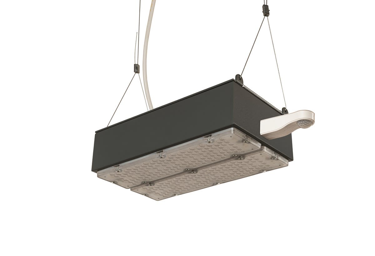 Sylvania - Armature KubiXx IP65 L2 54W 9000lm 840 Allée DALI Détection PIR