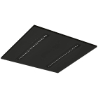 Sylvania - Luminaires Encastrés OptiClip 600 2L 33W 4300lm 840 Noir Version DALI