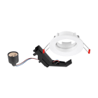 Sylvania - Spot encastré INSET Trend 62 Flush ES50 50W Blanc sans lampe