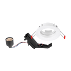 Sylvania - Spot encastré INSET Trend 62 Flush ES50 50W Blanc sans lampe
