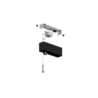 Sylvania - Rail OneTrack Boîte d'alimentation complète Noir SET-RS/BG