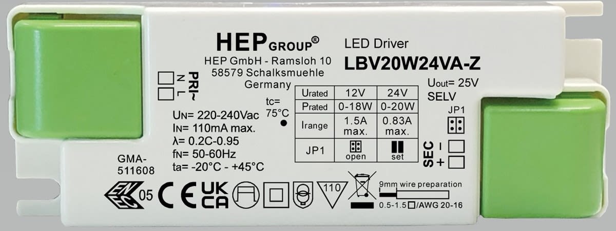 Sylvania - Drivers LED - Driver Flex Pro 20W 24V