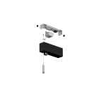 Sylvania - Rail OneTrack Boîte d'alimentation complète Noir SET-RS/BG