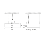Sylvania - Armature KubiXx IP65 L4 110W 19000lm 840 Large DALI Détection PIR