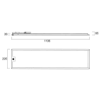 Sylvania - Dalle QUANTUM 1200 IP54 28W 4500lm 840 SylSmart Connected SSA