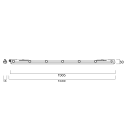 Sylvania - Etanche START Waterproof 1500mm Boitier Vide pour tube Led 1X