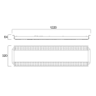 Sylvania - Armature Sportsbay 1200 81W 12800lm IRC80 4000K WB Version DALI