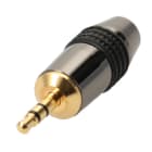 Erard - Connecteur Jack 3.5 métal or Mâle stéréo - à souder