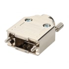 Erard - Capôt plastique metallisé 1/2 coquille pour connecteur 9 points