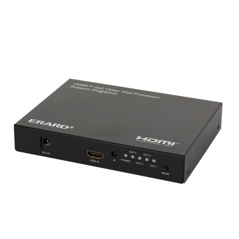 Erard D3c - Repartiteur HDMI 1 vers 4 pour mur d'images - 4K-60ips HDR 4:4:4