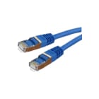 Erard - Cordon RJ45 M/M - Cat. 6 - F/UTP - 250MHz- bleu - 1m