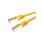 Erard - Cordon RJ45 M/M - Cat. 6 - F/UTP - 250MHz - jaune - 10m