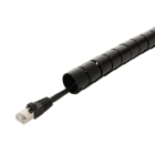 Erard D3c - Gaine souple flash noir Diametre 30mm - 15 m