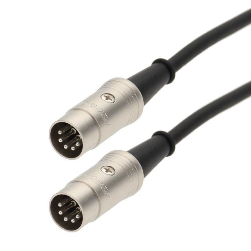 Erard - Cordon MIDI DIN 5 broches M/M - 10m - gaine noire