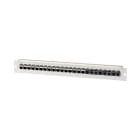 Erard - Panneau de brassage équipé - alum - 24 embases RJ45 Cat 6 - 1U