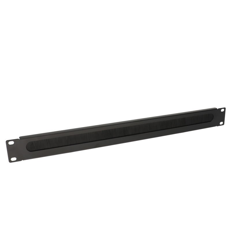 Erard - Panneau de brassage - aluminium - passe-câble - 1U - noir
