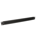 Erard - Panneau de brassage - aluminium - passe-câble - 1U - noir