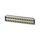 Erard - Panneau de brassage - aluminium - 24 embases XLR 3 broches M - 2U - noir