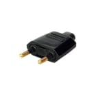Erard - Connecteur 2P Mâle - prise PVC - 10A
