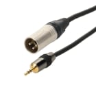 Erard - Cordon XLR 3 broches M / Jack 3.5 stéréo M - connecteurs NEUTRIK - 15m