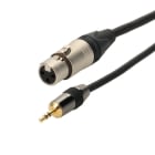 Erard - Cordon XLR 3 broches F / Jack 3.5 stéréo M - connecteurs NEUTRIK - 10m