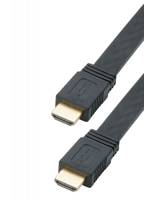 Erard D3c - Cordon HDMI plat noir A Male - A Male longueur 3m