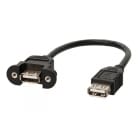 Erard - Cordon de façade USB A 2.0 Femelle/Femelle 0,2m