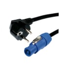 Erard - Cordon Powercon A M/ 2P+T SHUKO - 3 x2,5 mm² - câble HO7 RNF - - 5m