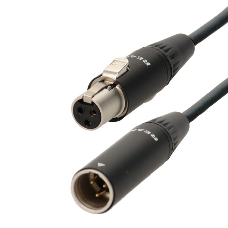 Erard - Cordon mini XLR 3 broches M / XLR 3 broches F - connecteurs NEUTRIK - 10m