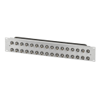 Erard - Panneau de brassage - aluminium - 32 traversées NEUTRIK BNC FF - 2U - gris