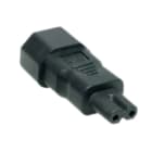Erard - Adaptateur IEC C14 Mâle / IEC C7 Femelle - 10A