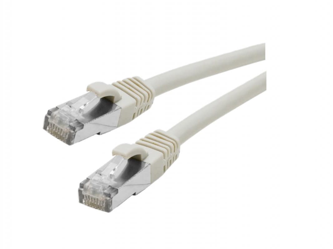 Erard - Cordon RJ45 M/M - Cat. 7 - S/FTP - 600MHz- gris - 0m50