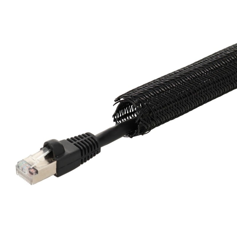 Erard - Gaine tressee fendue Diametre 32mm - bobine de 25m