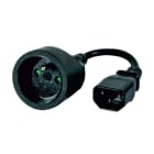 Erard - Cordon d'alimentation IEC 14 M / 2P+T F - noir - 0m20